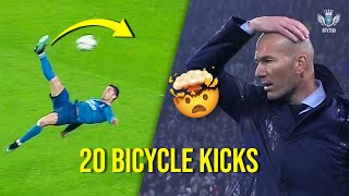 Cristiano Ronaldo all 20 Career Incredible Sensational Crazy Bicycle Kicks Show HD [upl. by Arikihs]