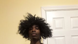 7 weeks wolfing amp have a full Afro 🤦🏾‍♂️ [upl. by Ikilisav45]