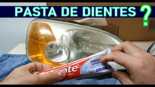 Funciona la pasta de dientes para pulir faros delanteros [upl. by Ulrika]