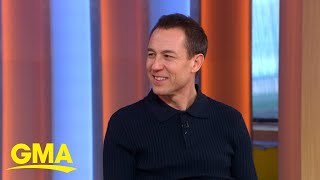 Actor Tobias Menzies talks about true crime thriller ‘Manhunt’ [upl. by Anirtal895]