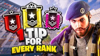 1 Tip for EVERY Rank in Rainbow Six Siege [upl. by Erinn906]