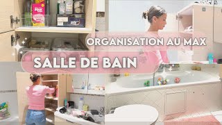 ORGANISATION AU MAX SALLE DE BAIN à petit prix  pratique amp fonctionnelle rangement ACTION [upl. by Ardnola]