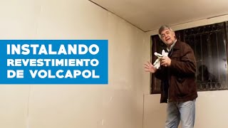 ¿Cómo instalar revestimiento de Volcapol [upl. by Aivyls194]