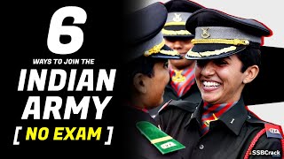 6 Ways To Become Indian Army Officer Without Written Exams [upl. by Greenleaf24]