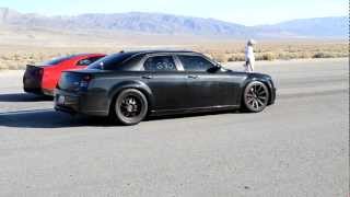 600 HP Chrysler 300C VS Modded GTR w Straight pipes [upl. by Neslund876]