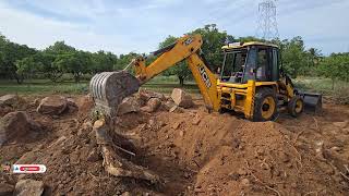 jcb work full stones jcb jcbvideos jcbvideo jcbvlog jcblover tractor tractorlover [upl. by Soane]