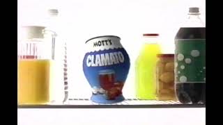 Remember Drink Motts Lots  Motts Clamato Commercial Ad 1996 [upl. by Loella]