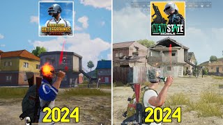 PUBG Mobile vs New State  Details and Physics Comparison [upl. by Leigh]