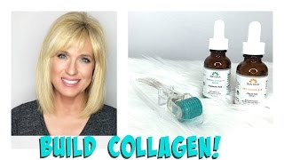 Build Collagen For Younger Looking Skin AntiAging Serums amp Dermaroller [upl. by Tahp]