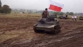 TKS Polish tankette 1939 Part1 The War amp Peace Revival Show 2014 [upl. by Janicki]