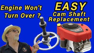 The Common Briggs Intek Problem Your Riding Mower Wont Start Broken Compression Release on Cam [upl. by Imis]