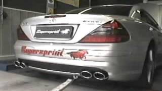 SUPERSPRINT MERCEDES SL 55 AMG [upl. by Engud845]