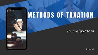 Methods of taxation in malayalam [upl. by Aisekal382]