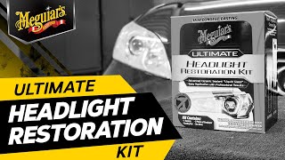 Meguiars Ultimate Headlight Restoration Kit  All in One Kit for Easy Headlight Restoration [upl. by Kuhlman]