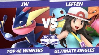 Pound 2019 SSBU  NCG JW Greninja VS TSM Leffen PT Roy Pichu Smash Ultimate Top 48 Winners [upl. by Risley]