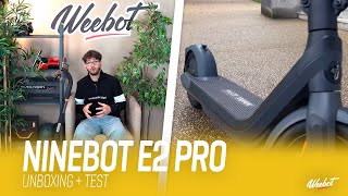 NINEBOT E2 PRO  LA TROTTINETTE ELECTRIQUE DE TOUS LES JOURS [upl. by Annawad]