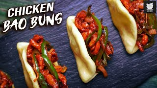 Chilli Chicken Bao Buns  How to make Bao Buns  Chef Varun Inamdar  Get Curried [upl. by Eetsud]