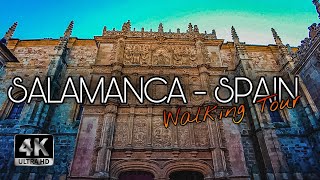 🇪🇸 Salamanca Spain  Walking Tour 4K UHD [upl. by Notlem]