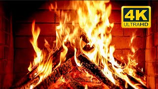 🔥 Cozy Fireplace 4K 12 HOURS Fireplace with Crackling Fire Sounds Crackling Fireplace 4K [upl. by Lerrad]