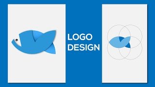 FishLogoDesignTutorialinAdobe Illustrator [upl. by Larrisa]