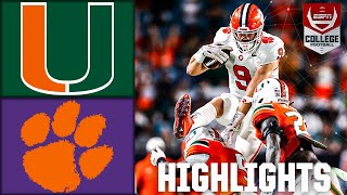 Clemson Tigers vs Miami Hurricanes  Full Game Highlights [upl. by Animsay]