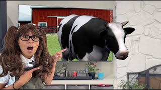 Herbivore Farm Animals for Kids  Farm Animals Come Out of the TV [upl. by Ennaira]