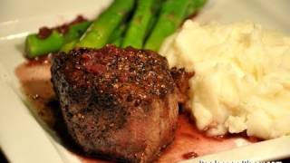 Pepper Crusted Filet Mignon [upl. by Etiuqram]