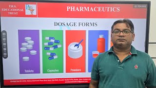 BPHARM 1st YEAR PHARMACEUTICSI UNITI DOSAGE FORMS DR AKHIL SHARMA [upl. by Debee120]