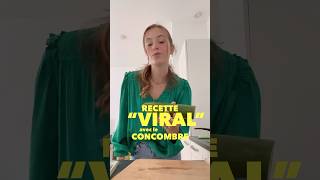 Je teste la RECETTE LA PLUS VIRAL avec le concombre 🥒 [upl. by Siravaj]