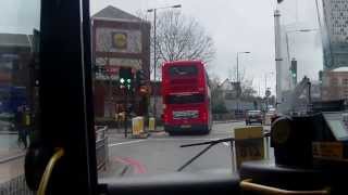 293 Morden to Epsom Hospital Scania Omnicity [upl. by Ahsenhoj]