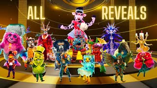 All Season 10 Reveals  The Masked Singer US [upl. by Fradin]