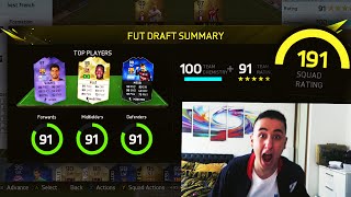 I GOT A 191 FUT DRAFT OMG  FIFA 16 [upl. by Neiman169]