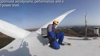 Senvion 3XM turbine  Virtual 360°view  English Version [upl. by Ettezoj]