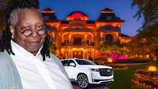 Whoopi Goldbergs HUSBAND Daughter 3 Marriages Real Estate amp NET WORTH [upl. by Aymahs762]