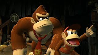 Donkey Kong Country Returns 100 Walkthrough Part 4  World 4 Cave All KONG amp Puzzle Pieces [upl. by Hadrian]