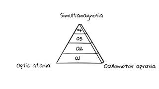 Balint syndrome  simultanagnosia optic ataxia oculomotor apraxia [upl. by Daza]