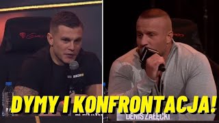 ALAN KWIECIŃSKI VS DENIS ZAŁĘCKI  DYMY I KONFRONTACJA NA KONFERENCJI HIGH LEAGUE 2 HOT [upl. by Oralee136]