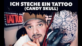 Ich steche ein Tattoo Candy Skull [upl. by Williamsen]