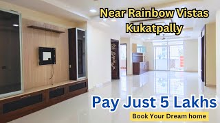 3 amp 4 bhk flats for sale in Hyderabad  just pay 5 lakhs amp book your flat Kukatpally Rainbow vistas [upl. by Bigler]