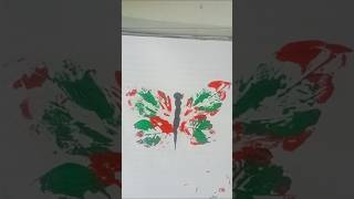 How to draw a butterfly shortyoutubeartdrawingshorts [upl. by Dickman82]