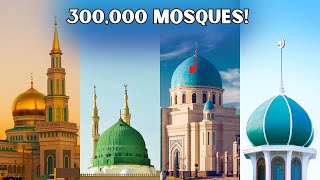 Countries with the Highest Number of Mosques in 2024 [upl. by Enirol508]