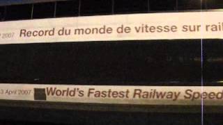 Rame tgv du record à Bourg en Bresse [upl. by Favien]