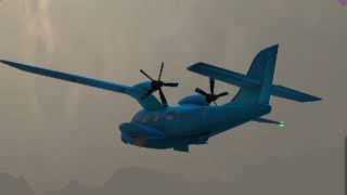 Aero Transport 726 Blue Bee 89 and Colorlines 808  crash animation [upl. by Doelling]