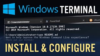 Windows Terminal Install and Configure [upl. by Rebmyk586]