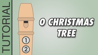 O Christmas Tree 🎄 Recorder Notes Tutorial 🎄 EASY Christmas Songs [upl. by Shulman603]