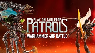 Aeldari vs Necrons  Warhammer 40k Combat Patrol Battle Report [upl. by Namwen]