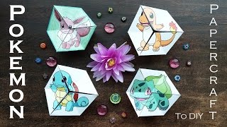 Hattifant  Pokemon Evolution  Kaleidocycle Papertoy amp Coloring Page [upl. by Ellednek]