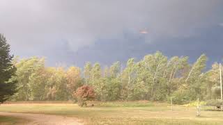 CRAZY WIND STORM TREE BREAKS IN HALF [upl. by Kaja537]