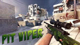 CSGO  AWP  Pit Viper Gameplay [upl. by Atnohsal838]