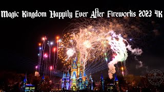 Magic Kingdom Happily Ever After Fireworks 2023 FULL SHOW in 4K  Walt Disney World April 2023 [upl. by Notrub]